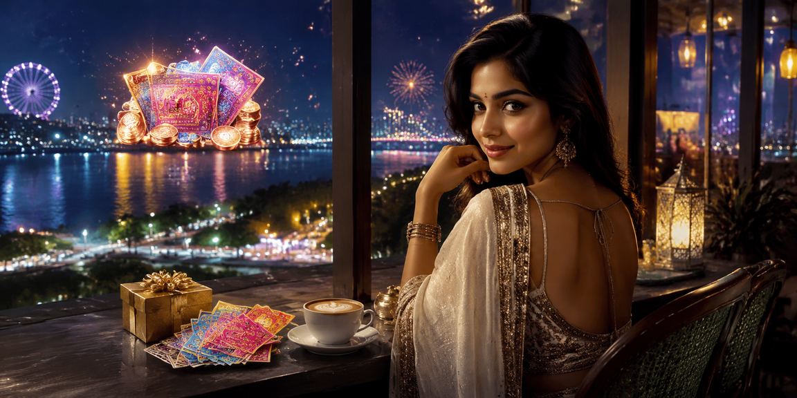 Indian teen patti card game table with players